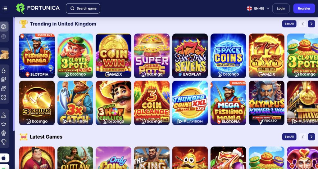 New UK Credit Card Casino Site