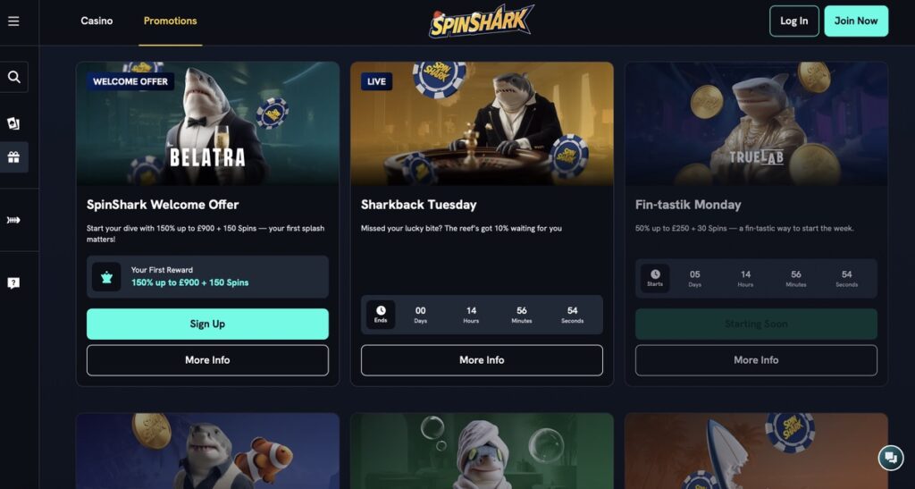 Credit card casino bonuses and promotions 